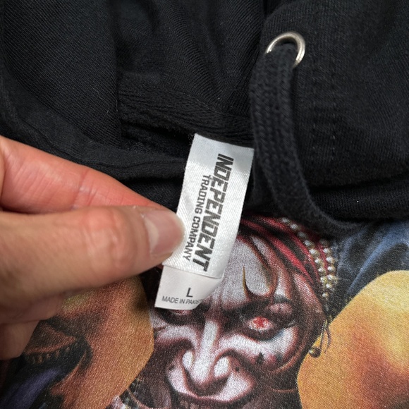 Dorian Electra Fanfare Tour 2024 Dates Black Fleece Hoodie Mens Large - Picture 6 of 8